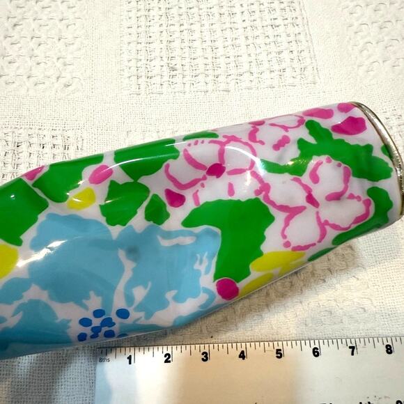 Lilly Pulitzer Floral Cosmetic Bag - Pink, Blue, Green - Picture 10 of 10